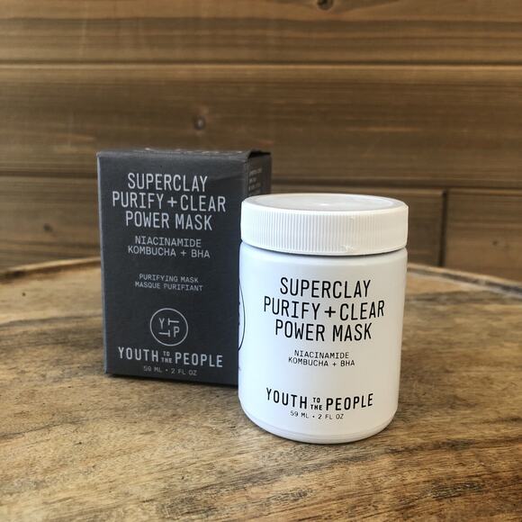 Youth To the People Superclay Purify Clear Power Mask 2oz NEW IN BOX - Picture 1 of 5